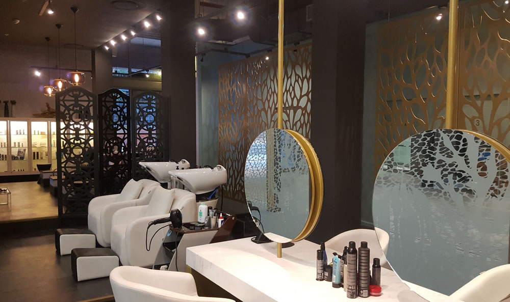 Hair Station and Pedicure Area